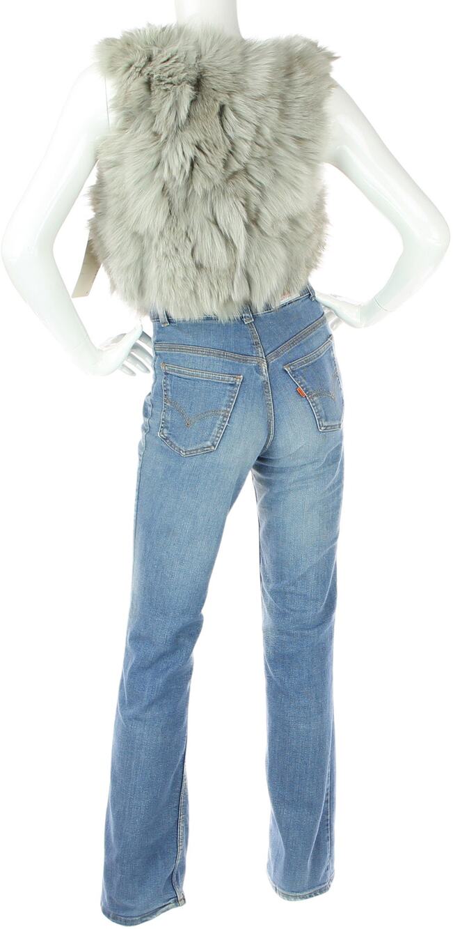 Doe & Rae Faux Coyote Fur Vest